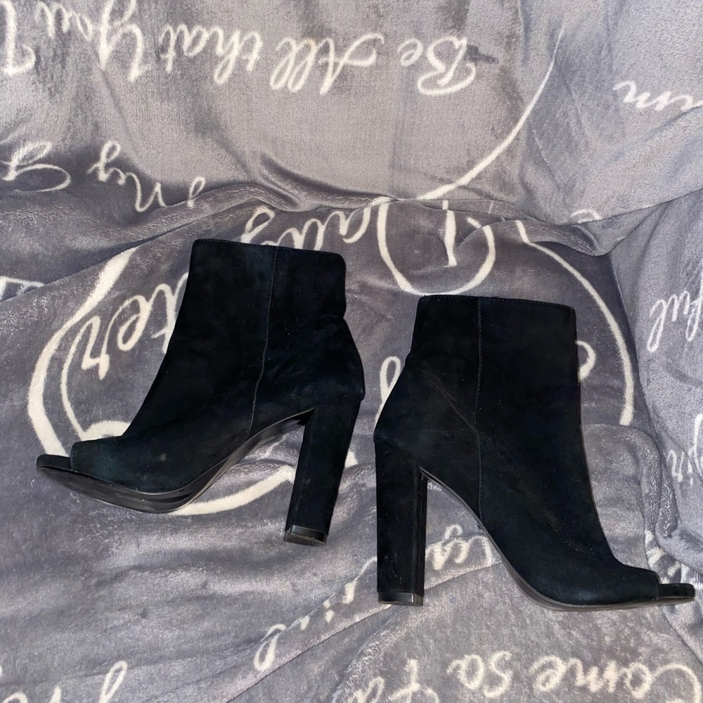 Steve Madden Black Heeled Boots